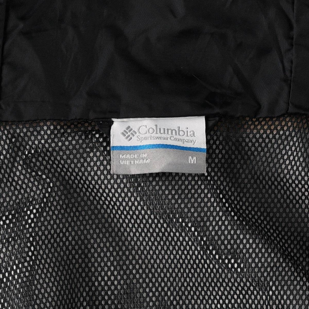 Columbia OMNI-TECH Mountain Parka Shell Jacket Men's M size Nylon black type Vintage Second Hand