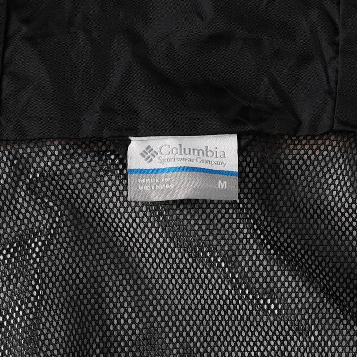 Columbia OMNI-TECH Mountain Parka Shell Jacket Men's M size Nylon black type Vintage Second Hand