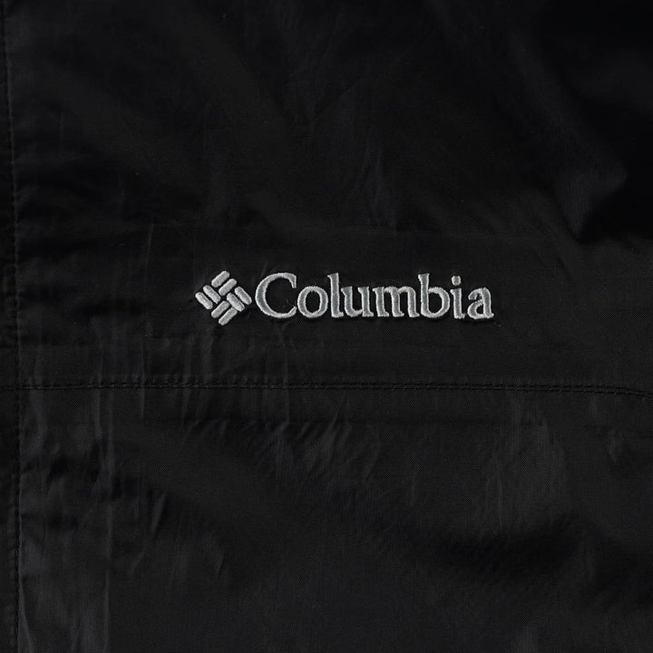 Columbia OMNI-TECH Mountain Parka Shell Jacket Men's M size Nylon black type Vintage Second Hand