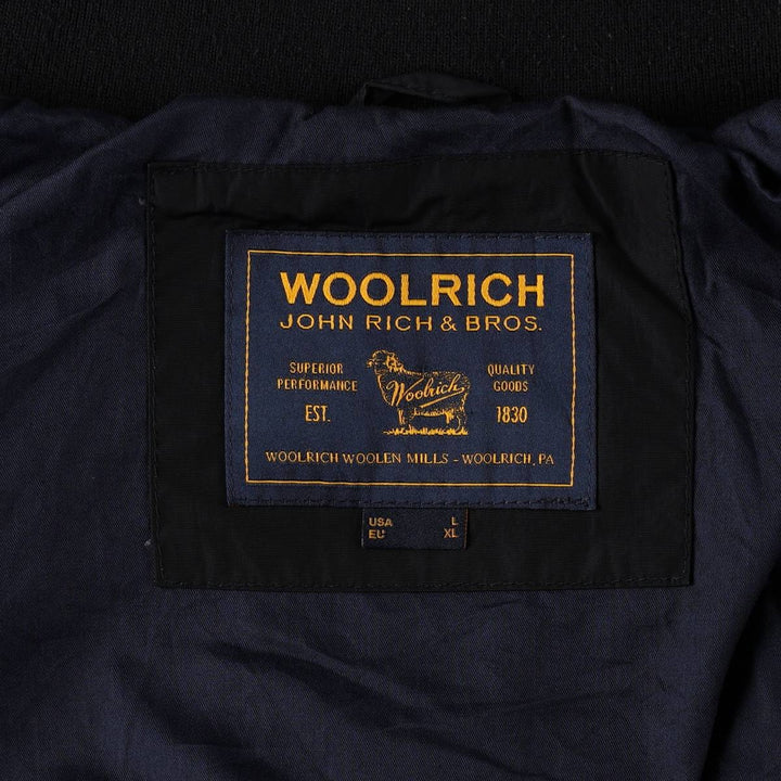 2000'S Woolrich Mountain Jacket Shell Jacket Men's Size L (approx.) polyester black type Vintage Second Hand
