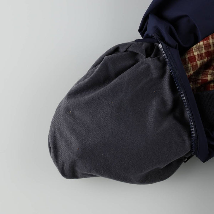 90s-00'S LLBean Mountain Jacket, Shell Jacket, Men's Size L Nylon navy blue type Vintage Second Hand