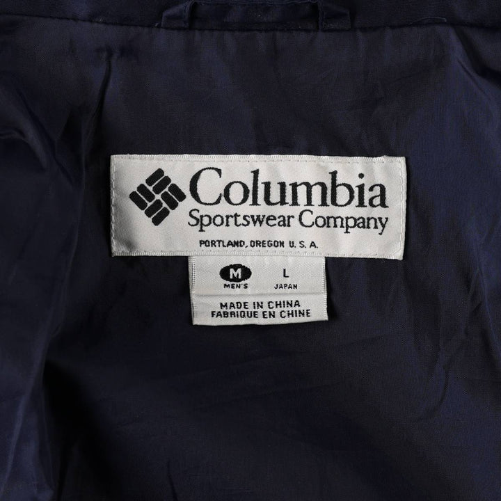 90s-00'S Columbia Whirlibird Mountain Jacket Shell Jacket Men's Size M Nylon navy blue type Vintage Second Hand