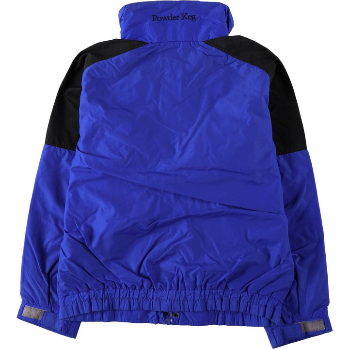 1990'S Columbia Powder Keg Mountain Jacket (White Tag) - Shell Jacket - Men's Size L (approx.) Nylon blue type Vintage Second Hand