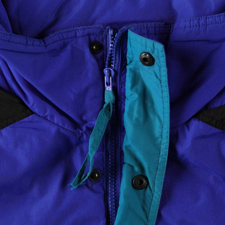 1990'S Columbia Powder Keg Mountain Jacket (White Tag) - Shell Jacket - Men's Size L (approx.) Nylon blue type Vintage Second Hand
