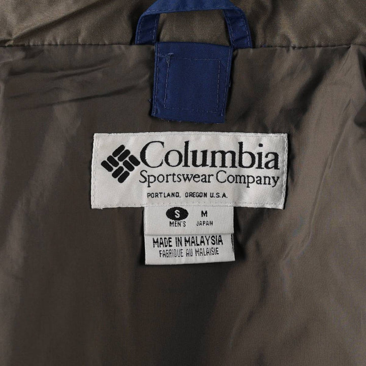 Columbia Bugaboo Mountain Jacket Shell Jacket (Men's Size S, equivalent to 1990s-2000s) Nylon navy blue type Vintage Second Hand
