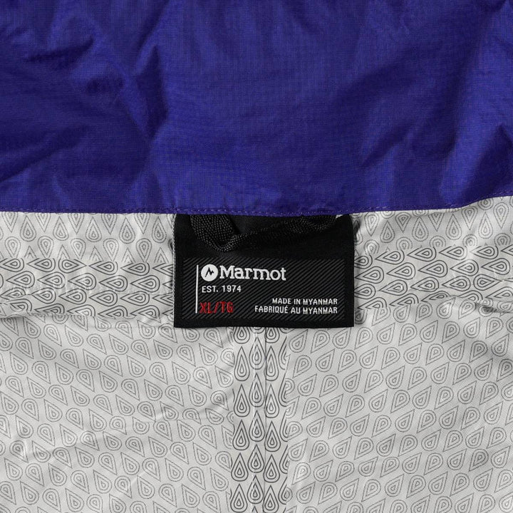 Marmot Mountain Jacket, Shell Jacket, Men's XL Nylon blue type Vintage Second Hand
