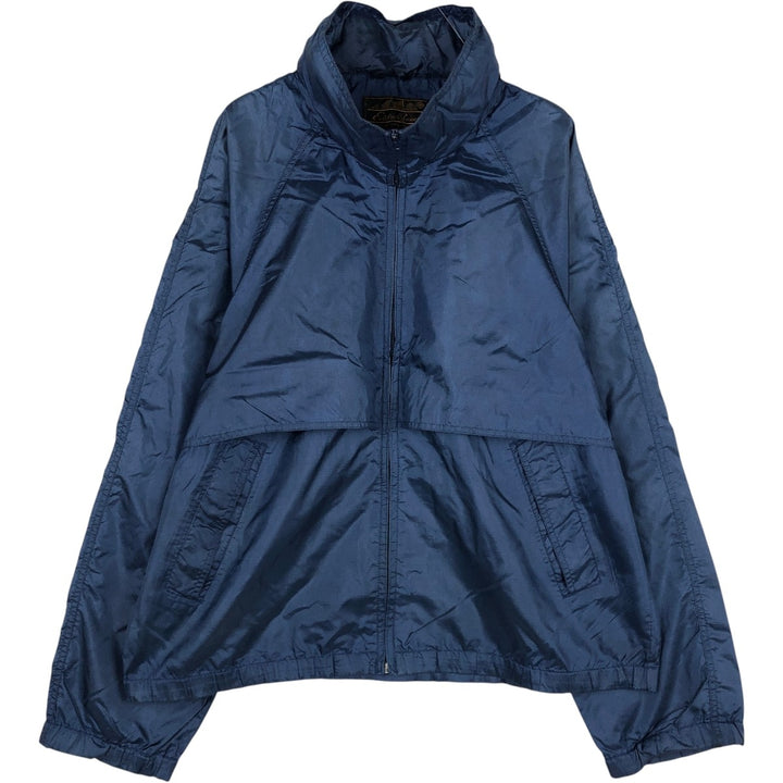 80s-90'S Eddie Bauer Black Tag Mountain Jacket Shell Jacket Men's XL (approx.) Nylon navy blue type Vintage Second Hand