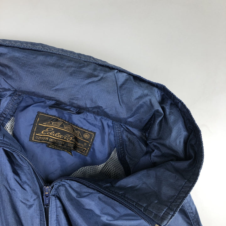 80s-90'S Eddie Bauer Black Tag Mountain Jacket Shell Jacket Men's XL (approx.) Nylon navy blue type Vintage Second Hand
