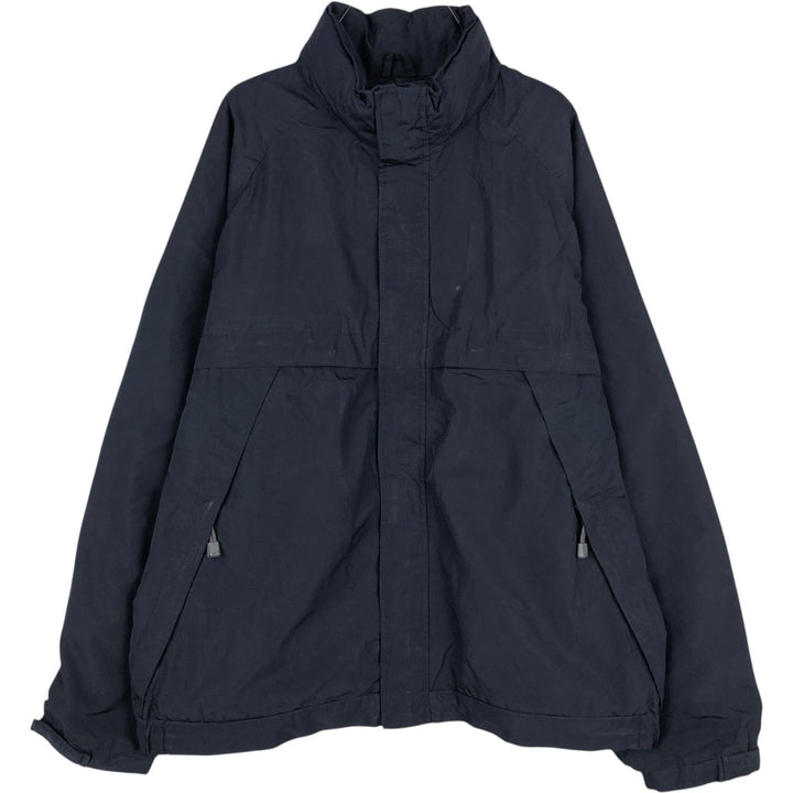 Eddie Bauer WEATHEREDGE Mountain Jacket Shell Jacket Men's XL equivalent polyester navy blue type Vintage Second Hand