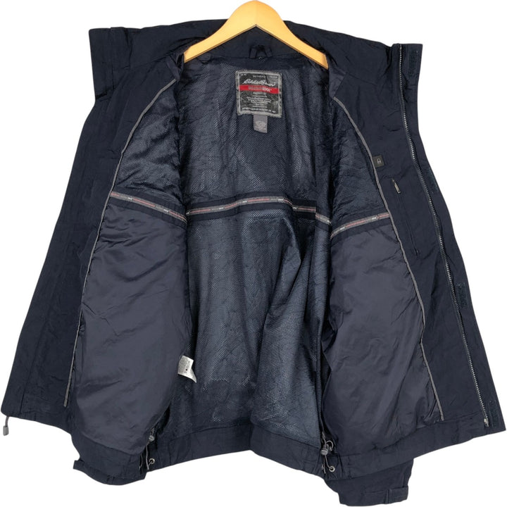 Eddie Bauer WEATHEREDGE Mountain Jacket Shell Jacket Men's XL equivalent polyester navy blue type Vintage Second Hand