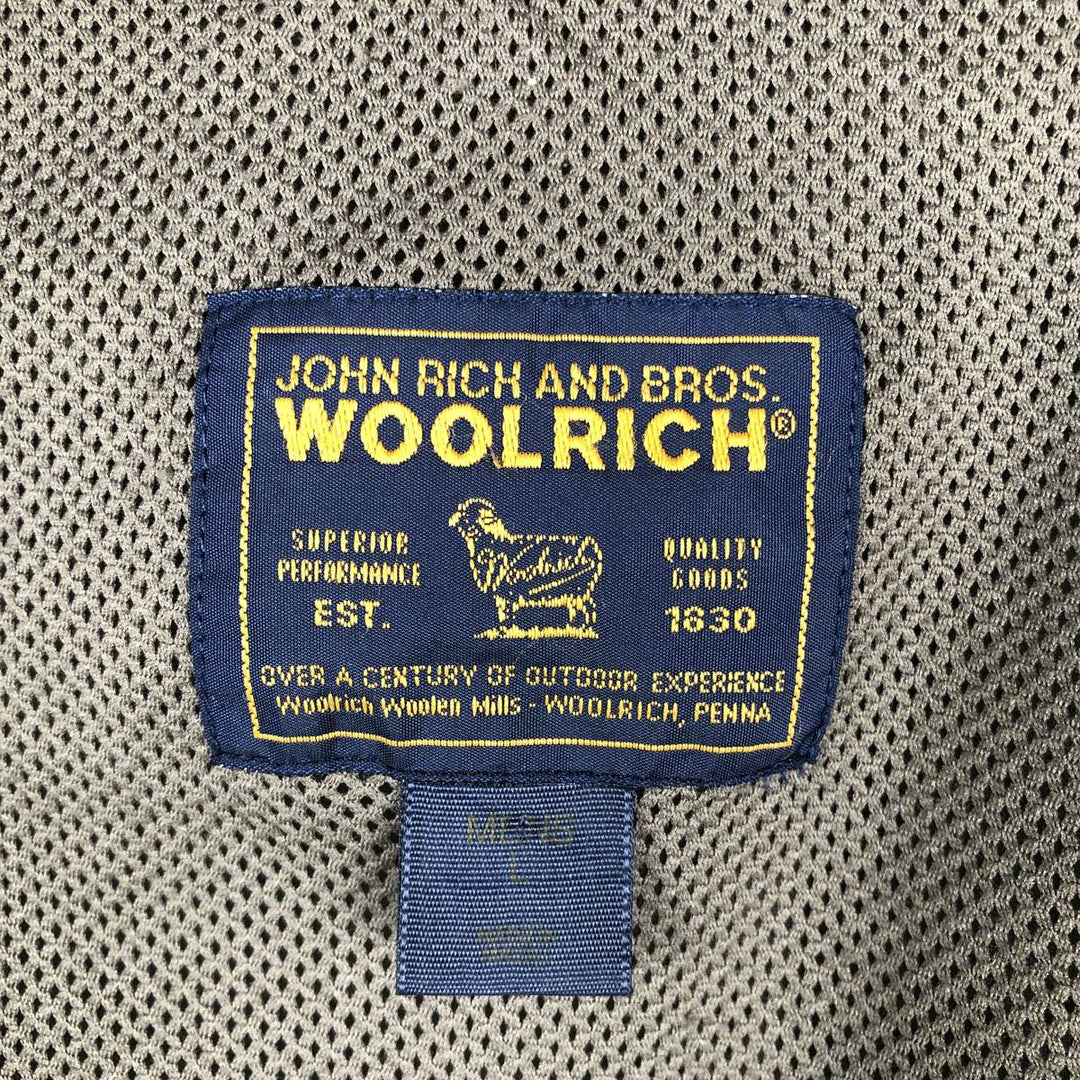 2000'S Woolrich fishing jacket, men's size L (approx.) cotton Khaki type Vintage Second Hand