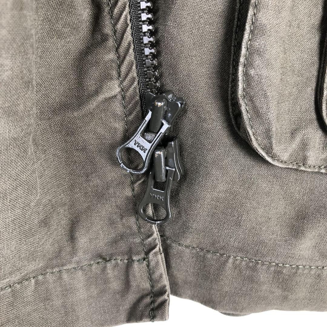 2000'S Woolrich fishing jacket, men's size L (approx.) cotton Khaki type Vintage Second Hand