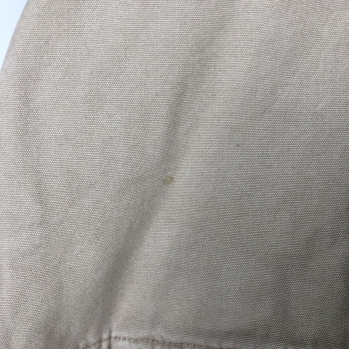 Eddie Bauer LEGEND Hooded Half-Zip Fishing Jacket, Men's Size L (approx.) cotton Beige type Vintage Second Hand