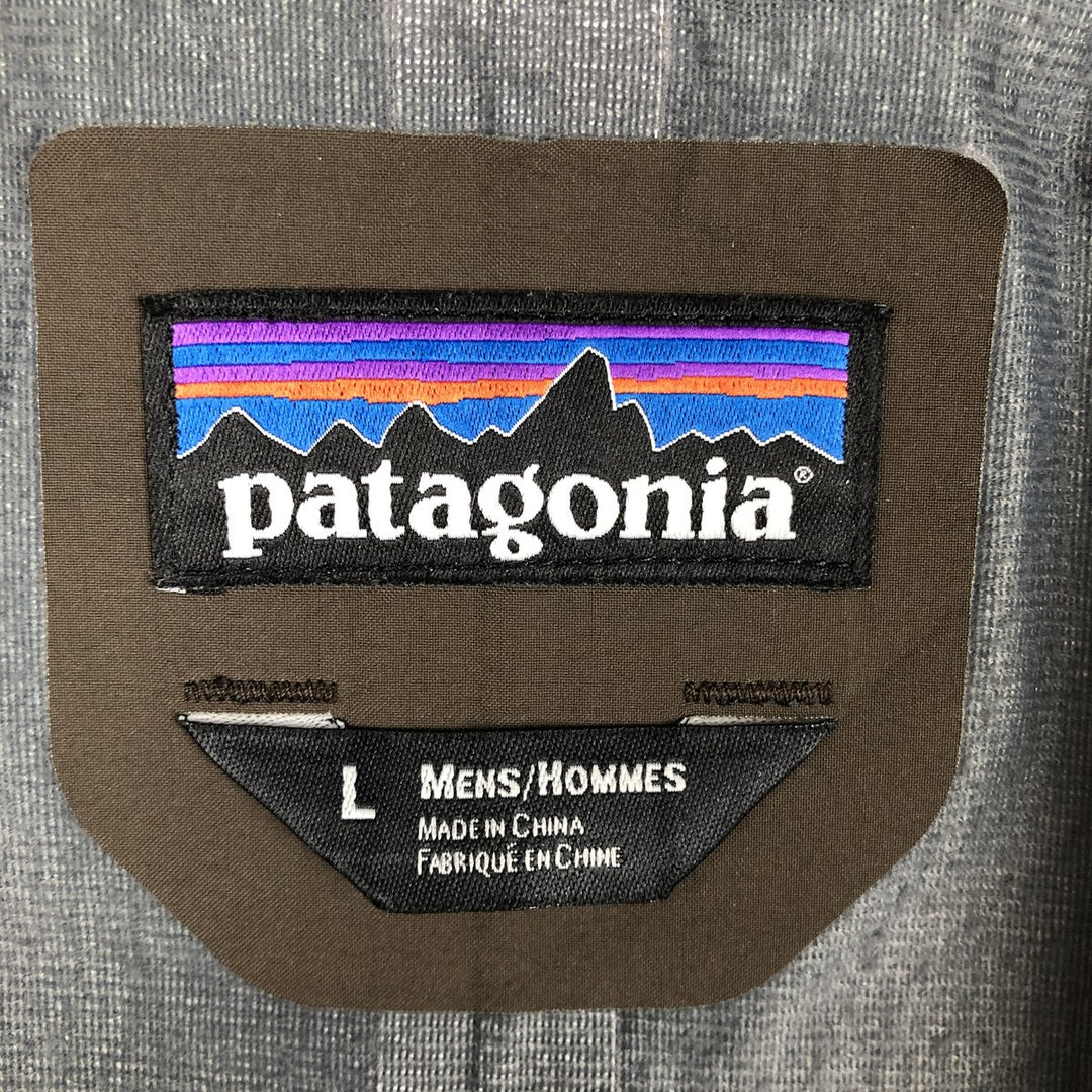 Patagonia 27475FA13 Mountain Jacket Shell Jacket Men's Size L (approx.) Nylon Khaki type Vintage Second Hand