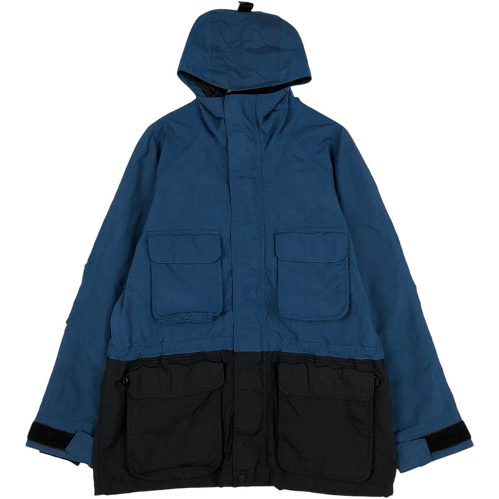 1990'S Cabelas Mountain Parka Shell Jacket, Men's Size L (approx.) Nylon blue type Vintage Second Hand