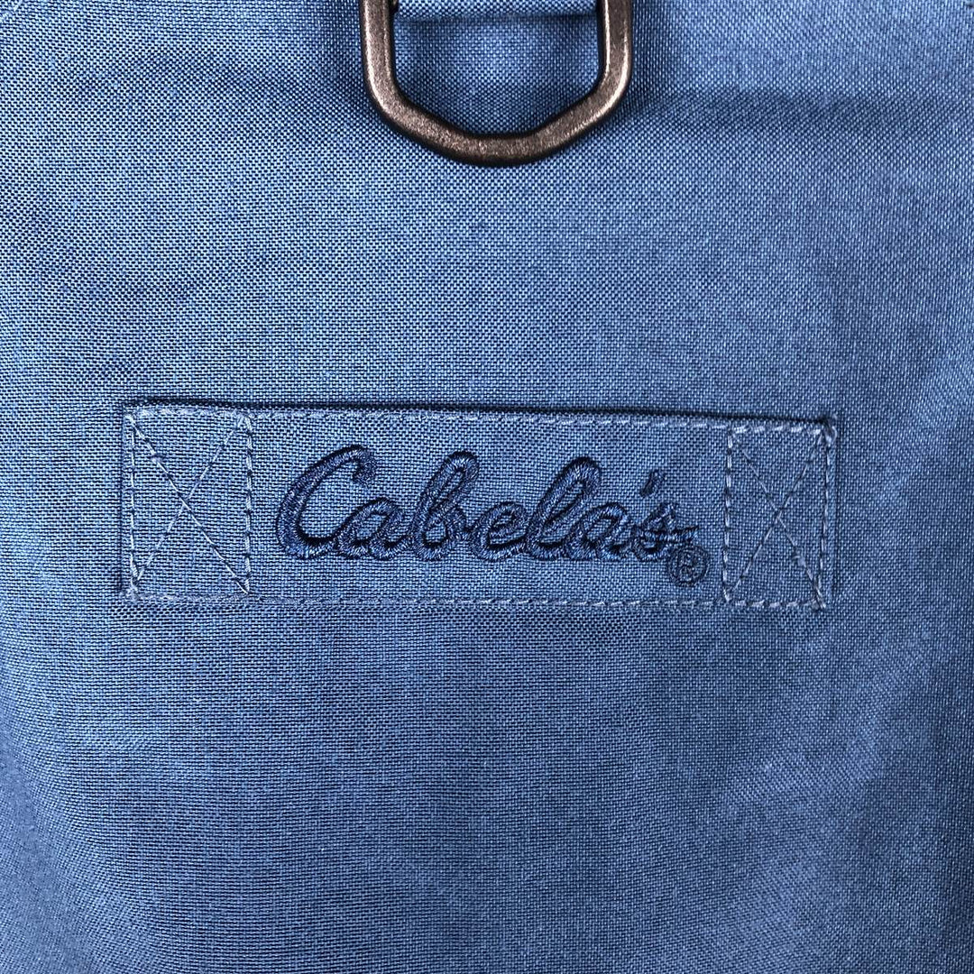 1990'S Cabelas Mountain Parka Shell Jacket, Men's Size L (approx.) Nylon blue type Vintage Second Hand
