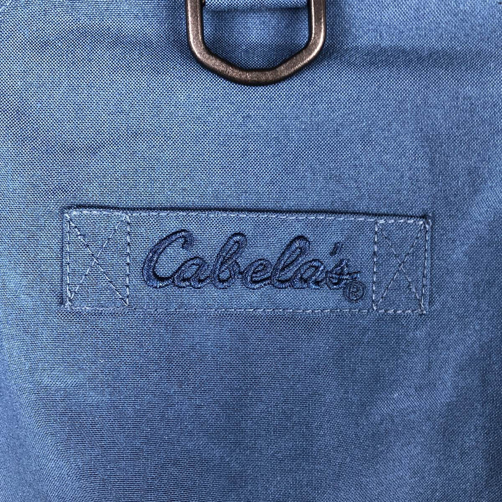 1990'S Cabelas Mountain Parka Shell Jacket, Men's Size L (approx.) Nylon blue type Vintage Second Hand