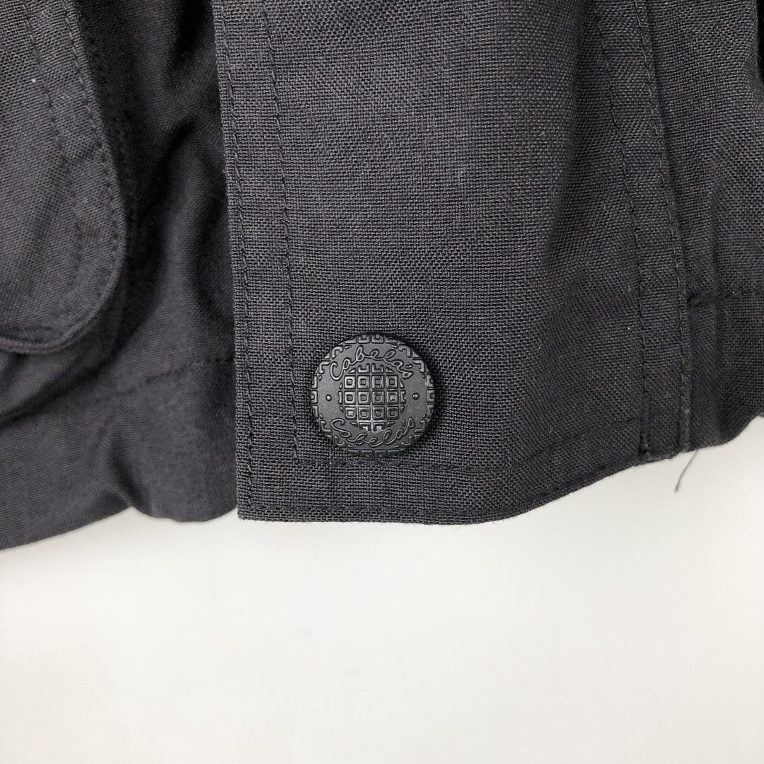 1990'S Cabelas Mountain Parka Shell Jacket, Men's Size L (approx.) Nylon blue type Vintage Second Hand