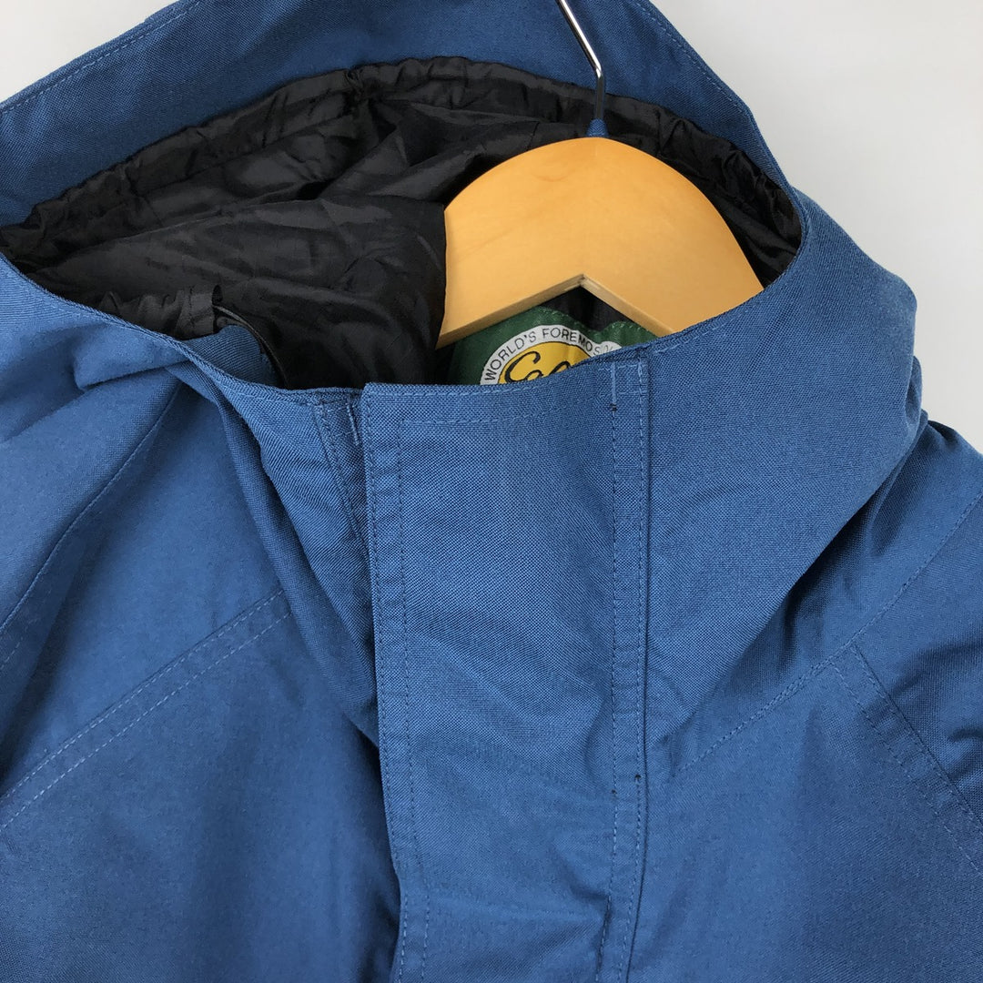 1990'S Cabelas Mountain Parka Shell Jacket (Men's Size M) Nylon blue type Vintage Second Hand