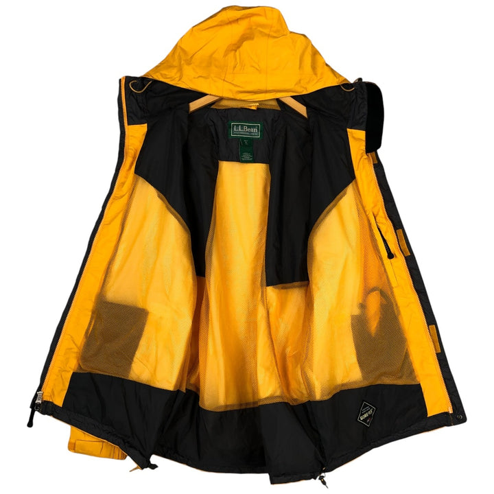 LLBean Mountain Jacket, Shell Jacket, Men's XL Nylon yellow type Vintage Second Hand