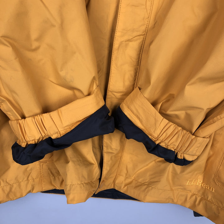 LLBean Mountain Jacket, Shell Jacket, Men's XL Nylon yellow type Vintage Second Hand