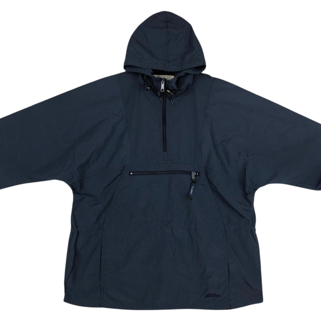 LLBean Anorak Parka, Men's Size XL unclear navy blue type Vintage Second Hand