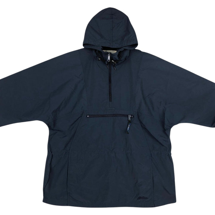 LLBean Anorak Parka, Men's Size XL unclear navy blue type Vintage Second Hand