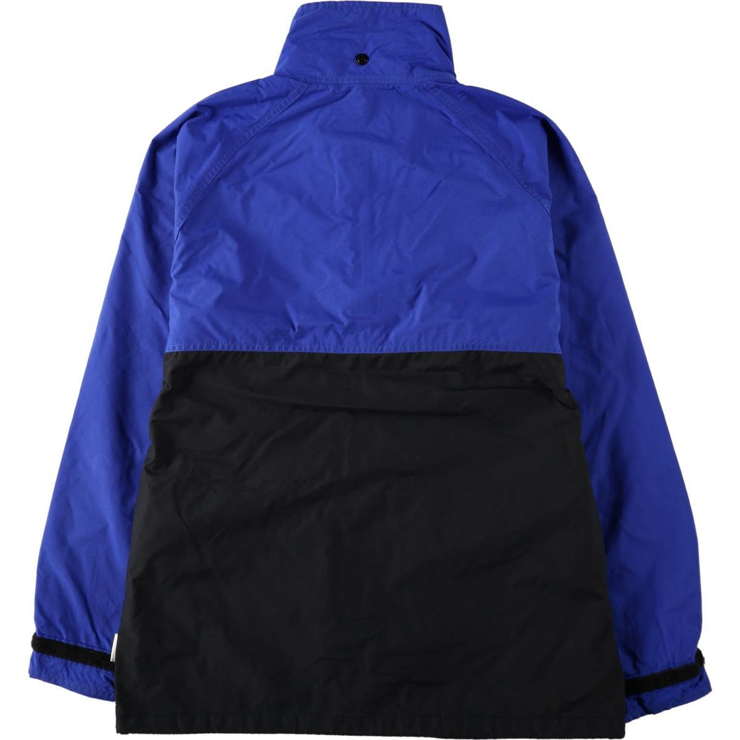1980'S REI GORE-TEX Two-Tone Mountain Jacket Shell Jacket Made in USA Men's Size L (approx.) Nylon blue type Vintage Second Hand