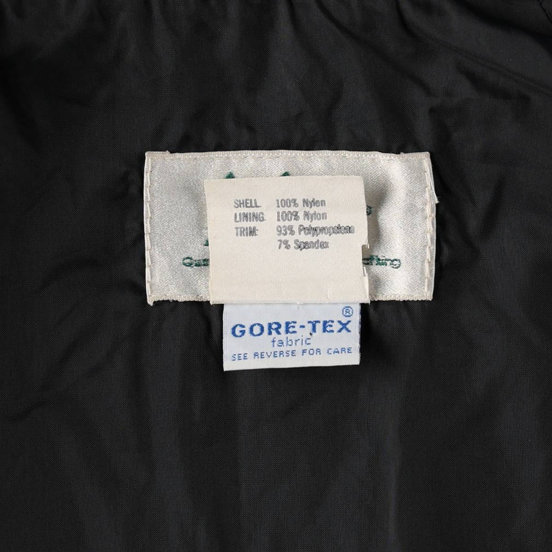 1980'S REI GORE-TEX Two-Tone Mountain Jacket Shell Jacket Made in USA Men's Size L (approx.) Nylon blue type Vintage Second Hand
