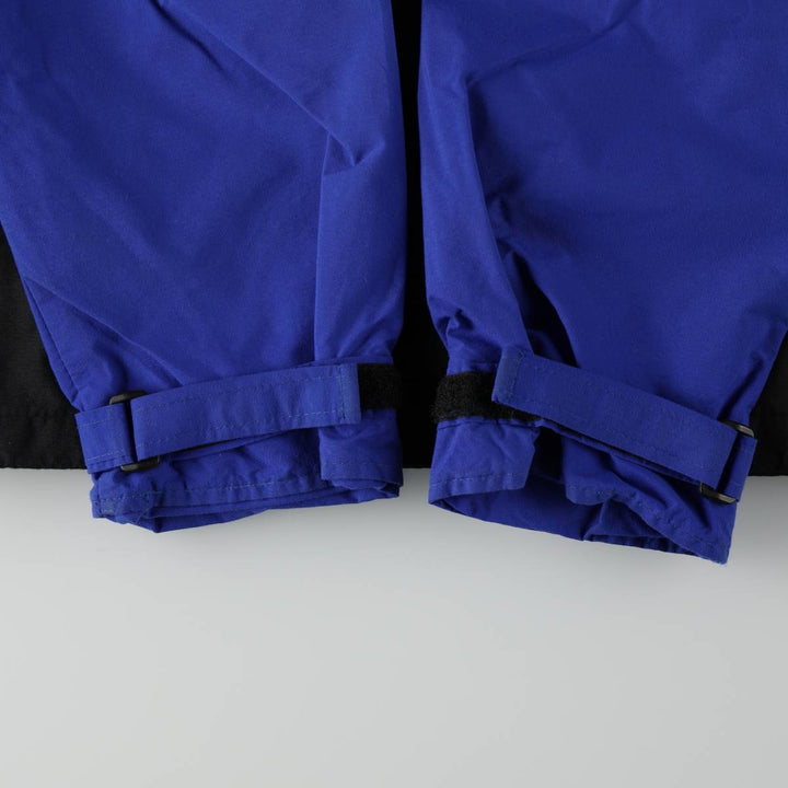 1980'S REI GORE-TEX Two-Tone Mountain Jacket Shell Jacket Made in USA Men's Size L (approx.) Nylon blue type Vintage Second Hand