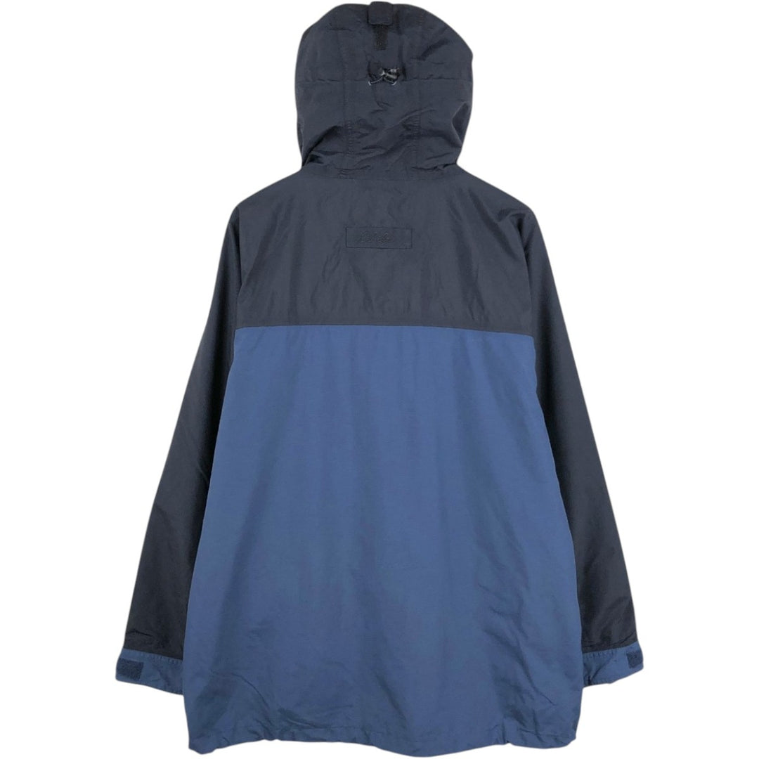 90s-00'S Cabelas DRY-PLUS Ripstop Two-Tone Mountain Parka Shell Jacket (Men's XL equivalent) Nylon navy blue type Vintage Second Hand