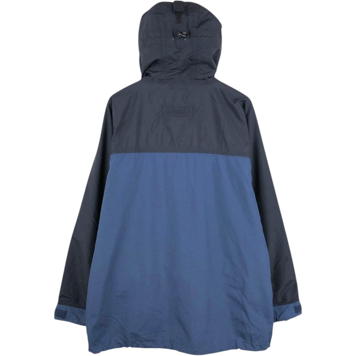 90s-00'S Cabelas DRY-PLUS Ripstop Two-Tone Mountain Parka Shell Jacket (Men's XL equivalent) Nylon navy blue type Vintage Second Hand
