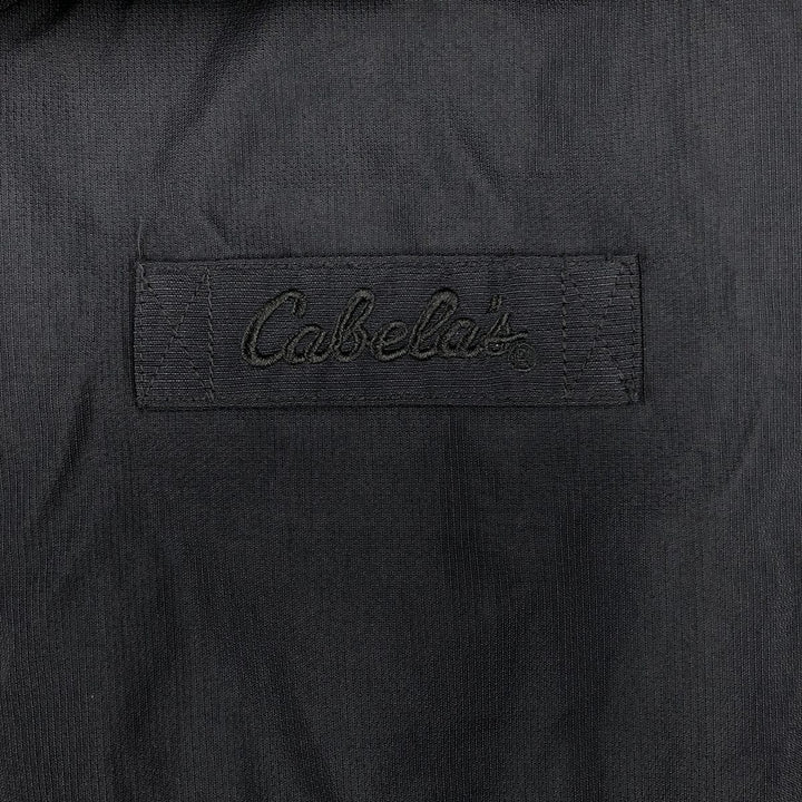 90s-00'S Cabelas DRY-PLUS Ripstop Two-Tone Mountain Parka Shell Jacket (Men's XL equivalent) Nylon navy blue type Vintage Second Hand