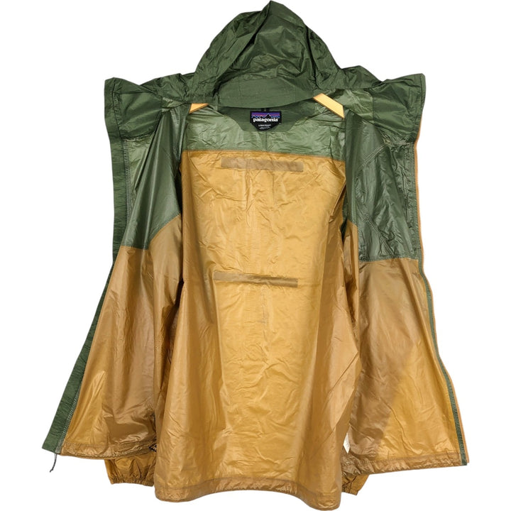 Patagonia 85191SP17 Alpine Houdini Jacket Mountain Parka Shell Jacket Men's Size L Nylon Khaki type Vintage Second Hand