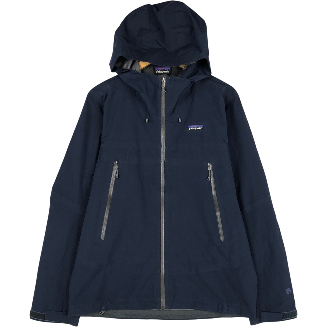 Patagonia 83675SP18 Cloud Ridge Jacket Mountain Parka Shell Jacket Men's Size M (approx.) polyester navy blue type Vintage Second Hand