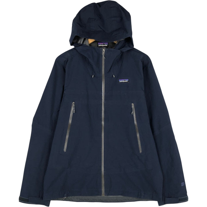 Patagonia 83675SP18 Cloud Ridge Jacket Mountain Parka Shell Jacket Men's Size M (approx.) polyester navy blue type Vintage Second Hand