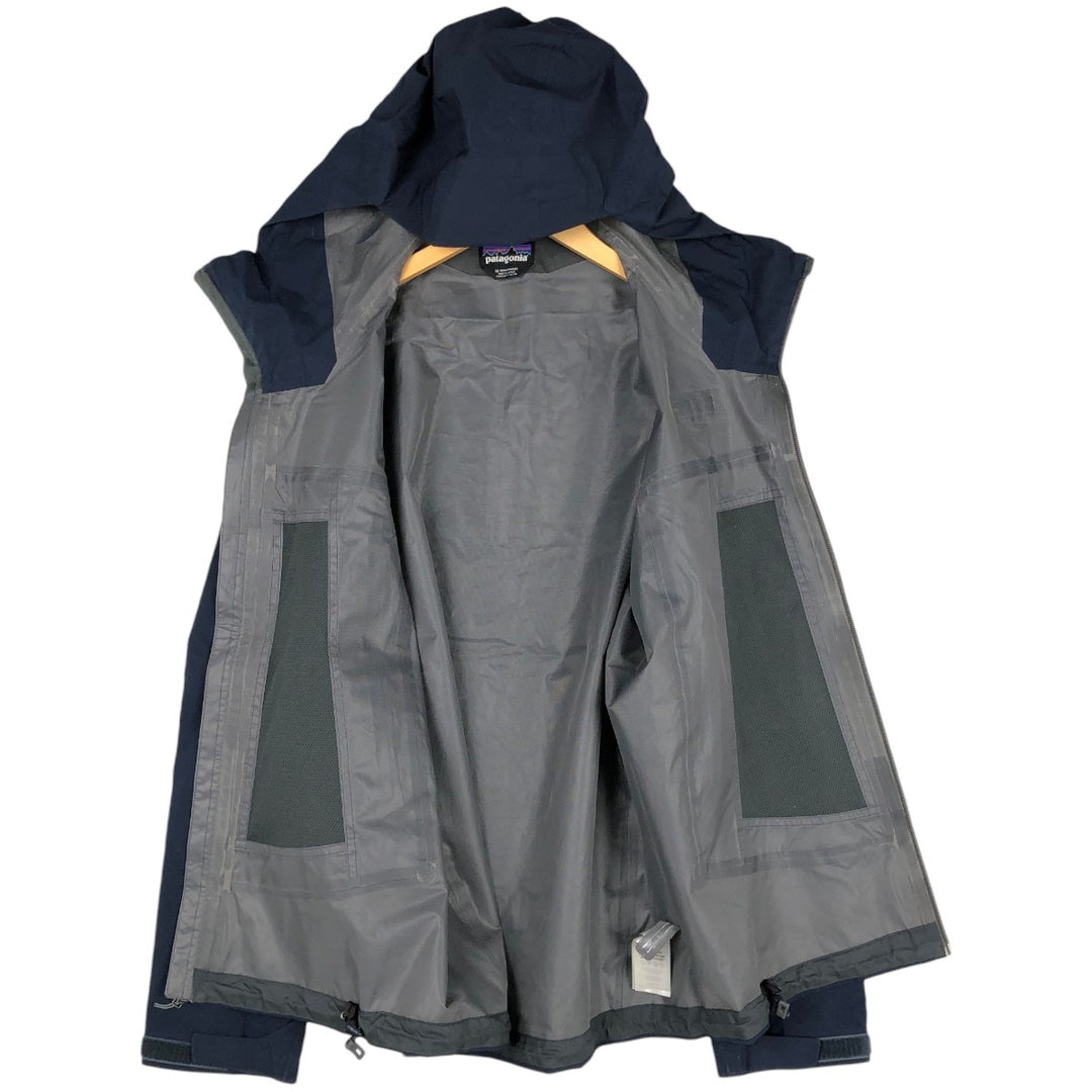 Patagonia 83675SP18 Cloud Ridge Jacket Mountain Parka Shell Jacket Men's Size M (approx.) polyester navy blue type Vintage Second Hand