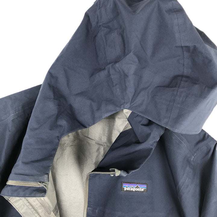 Patagonia 83675SP18 Cloud Ridge Jacket Mountain Parka Shell Jacket Men's Size M (approx.) polyester navy blue type Vintage Second Hand