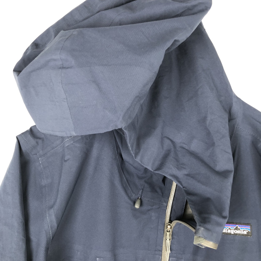 Patagonia 83675SP18 Cloud Ridge Jacket Mountain Parka Shell Jacket Men's Size M (approx.) polyester navy blue type Vintage Second Hand