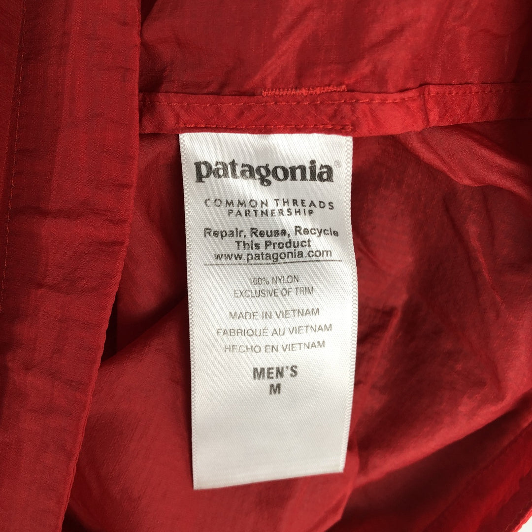 Patagonia 24156SP16 Houdini Pullover Anorak Parka, Men's Size M (approx.), 2016 Model Nylon navy blue type Vintage Second Hand