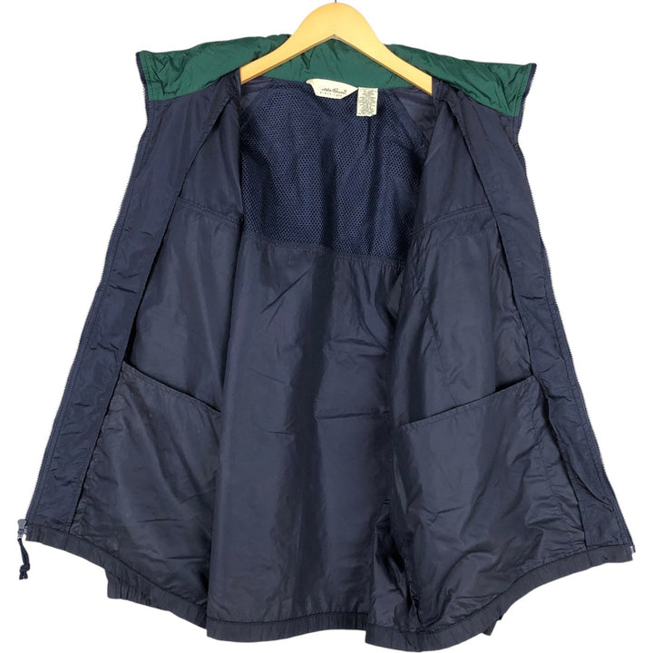 Eddie Bauer Mountain Jacket, Shell Jacket, Men's Size M Nylon navy blue type Vintage Second Hand