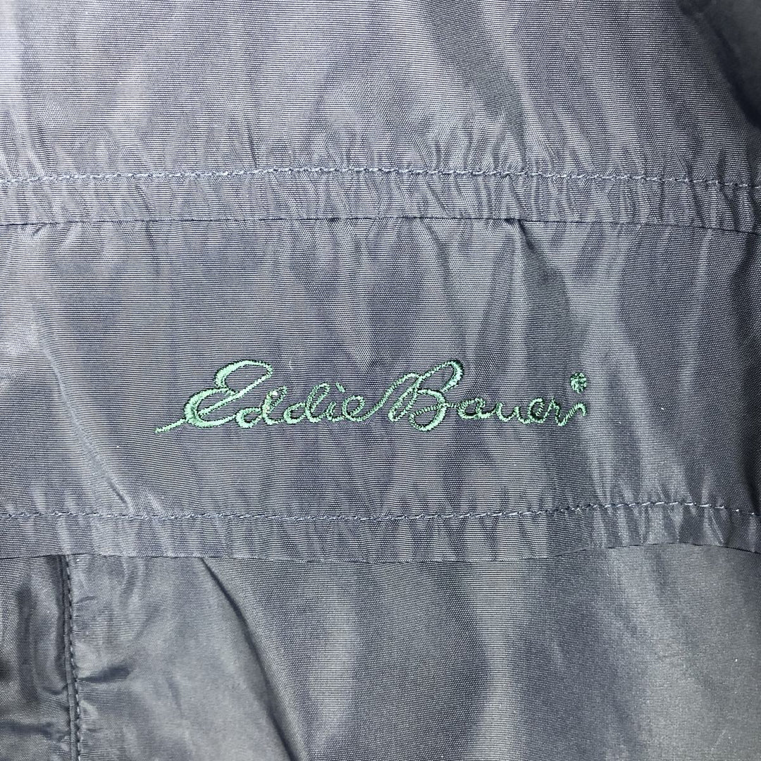 Eddie Bauer Mountain Jacket, Shell Jacket, Men's Size M Nylon navy blue type Vintage Second Hand
