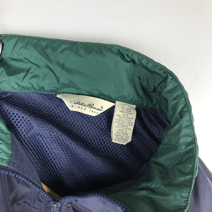 Eddie Bauer Mountain Jacket, Shell Jacket, Men's Size M Nylon navy blue type Vintage Second Hand