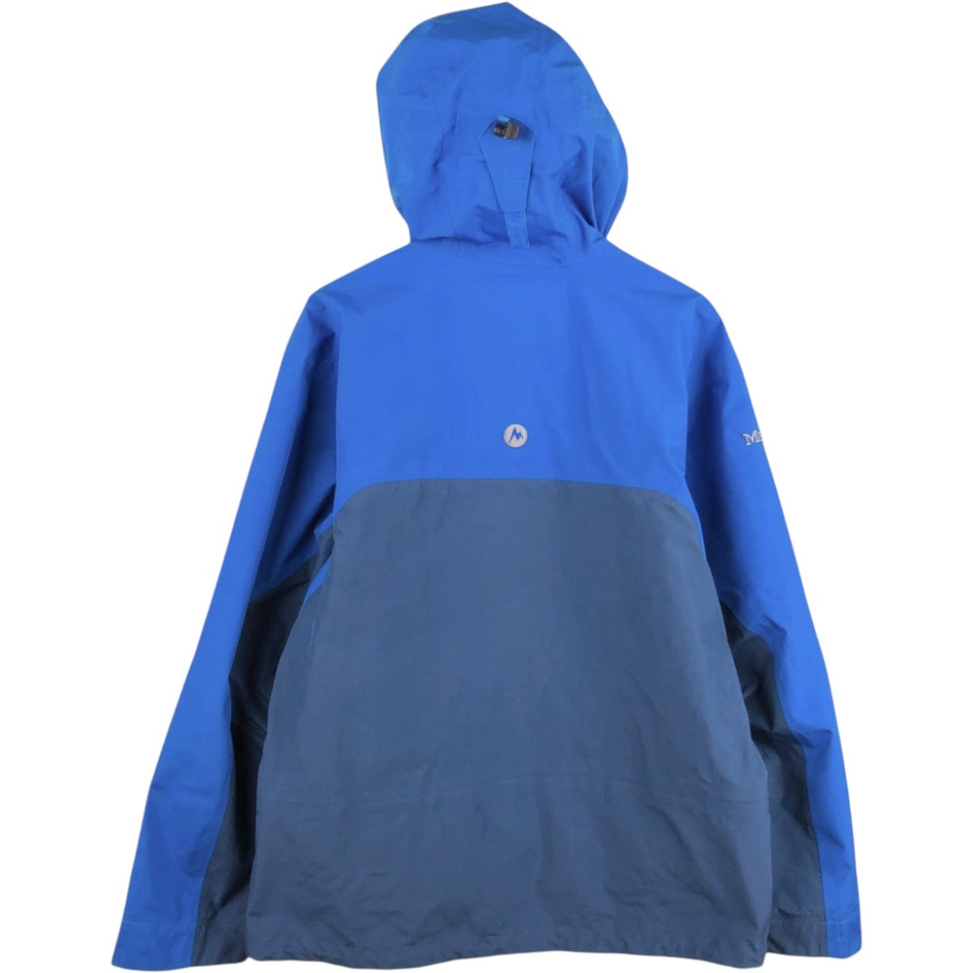 Marmot GORE-TEX Two-Tone Mountain Parka Shell Jacket (Men's Size L) polyester blue type Vintage Second Hand