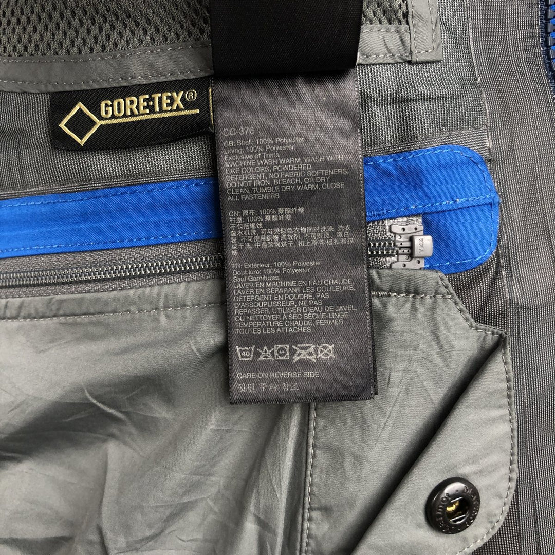 Marmot GORE-TEX Two-Tone Mountain Parka Shell Jacket (Men's Size L) polyester blue type Vintage Second Hand