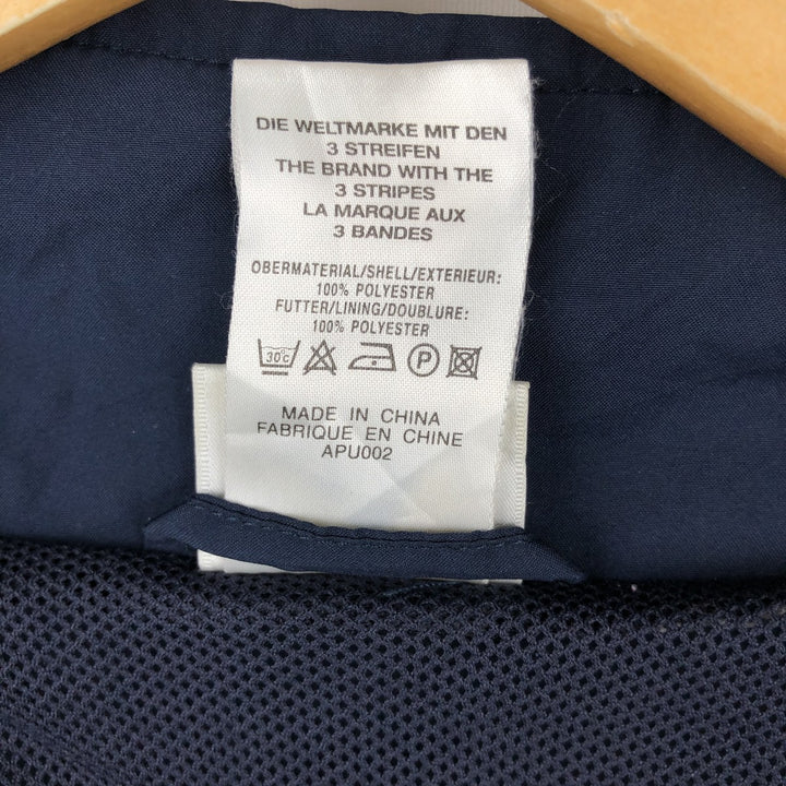 90'S Adidas Windbreaker Men's XL Vintage polyester navy blue type Vintage Second Hand