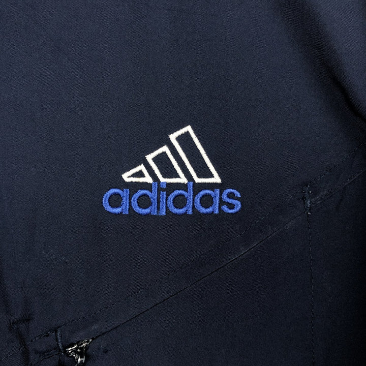 90'S Adidas Windbreaker Men's XL Vintage polyester navy blue type Vintage Second Hand