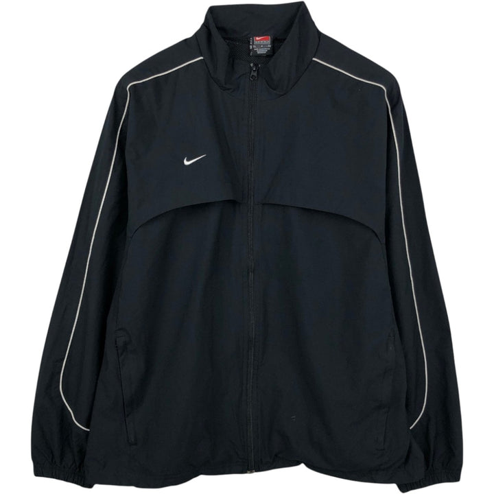 2000'S Nike Team Windbreaker, Men's Size L (approx.) polyester black type Vintage Second Hand