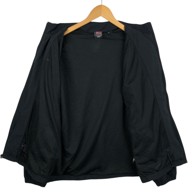 2000'S Nike Team Windbreaker, Men's Size L (approx.) polyester black type Vintage Second Hand