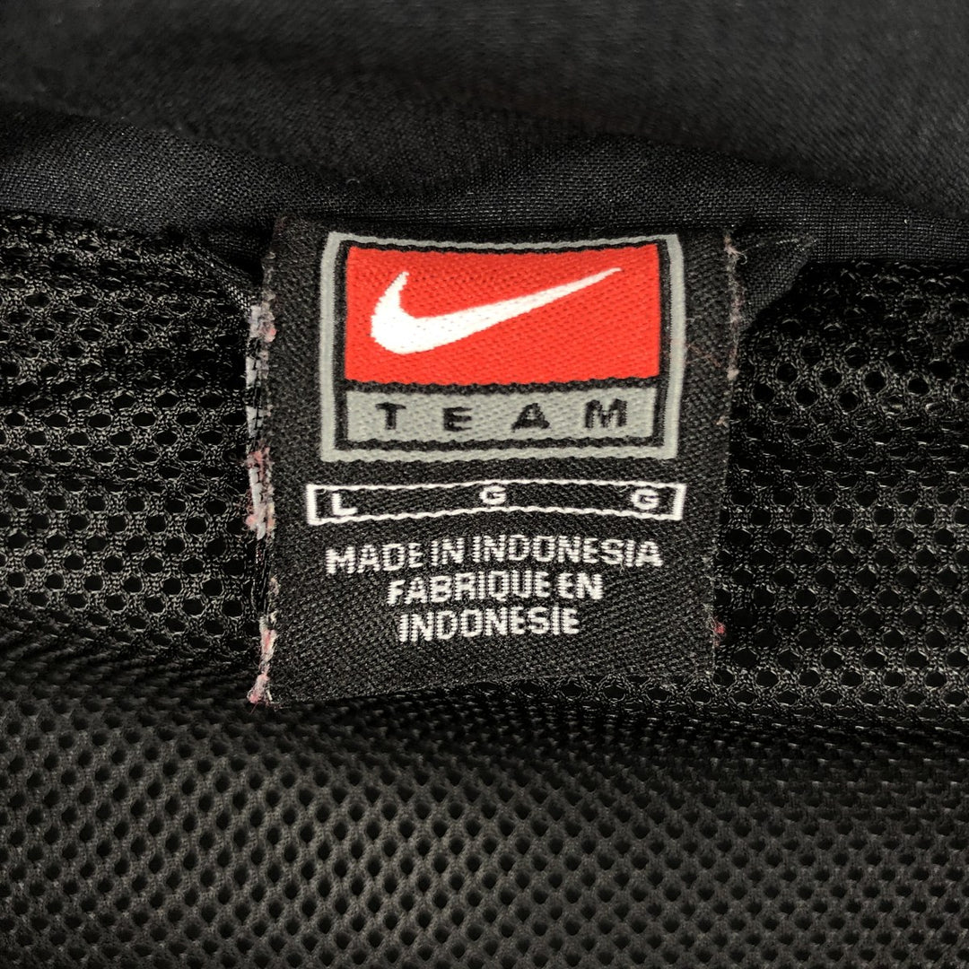 2000'S Nike Team Windbreaker, Men's Size L (approx.) polyester black type Vintage Second Hand